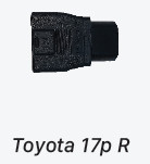 Giắc Toyota 17P R