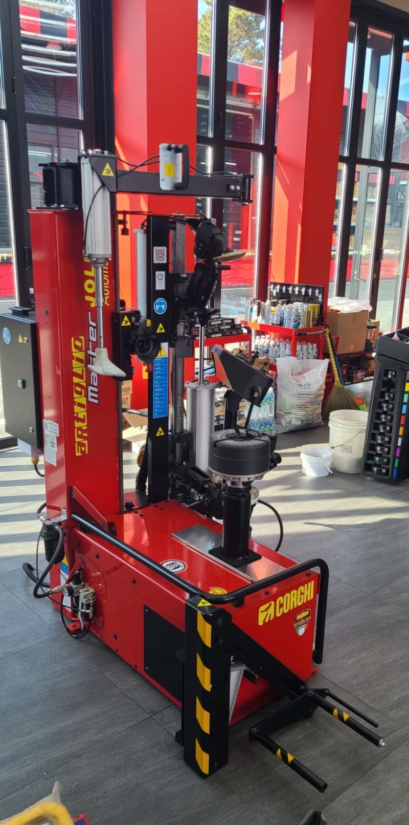 máy ra vỏ tự động corghi Master jolly