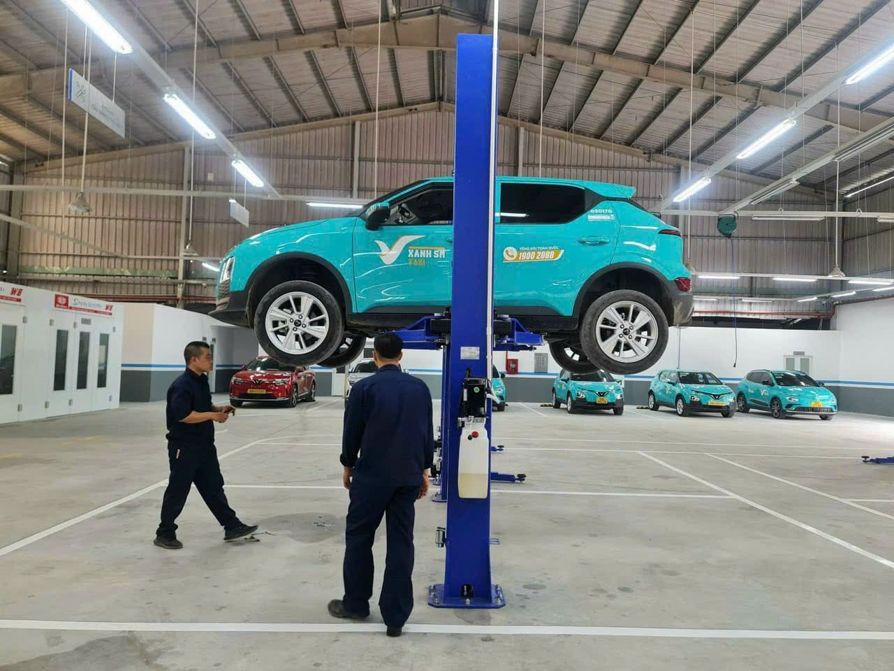 cầu 2 trụ giằng trên 4 tấn