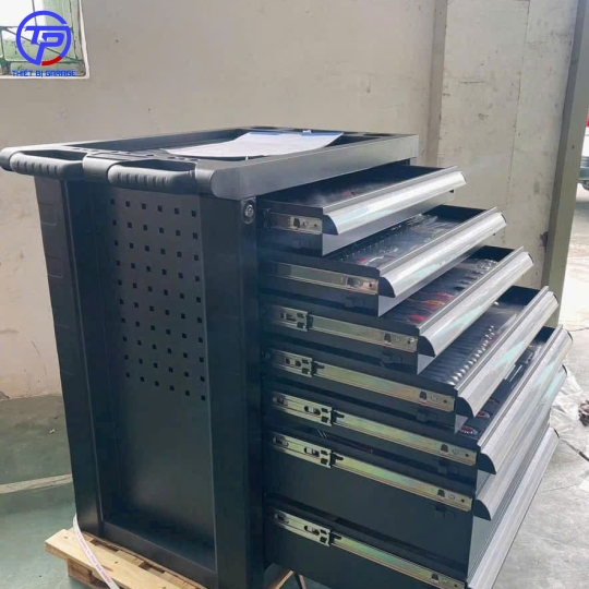 Tủ dụng cụ 217 chi tiết, có khay EVA cho xe điện