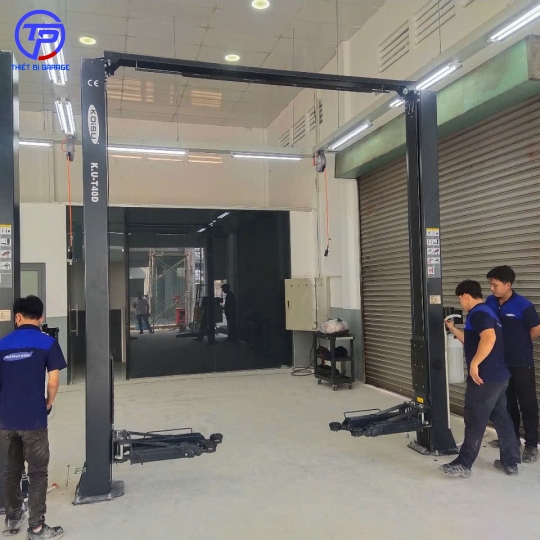 Cầu nâng 2 trụ thủy lực có cổng 4 tấn PULI-K.U-T40D