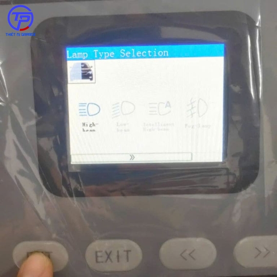 Máy kiểm tra đèn ô tô halogne, Led, Led Matrix  hiển thị LCD