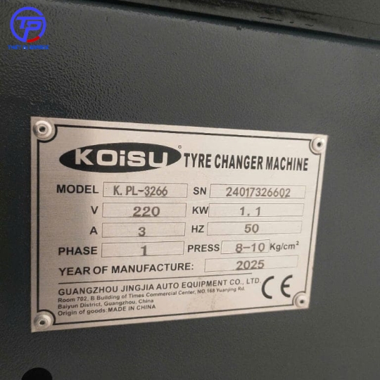 Máy ra vào vỏ xe giá tốt KOISU 3266